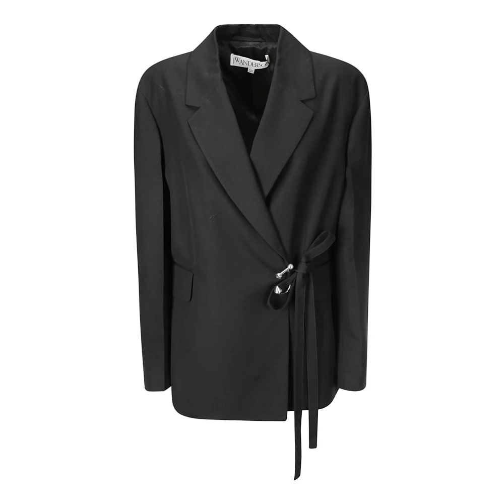 JW Anderson Klassieke Blazer met Knoopsluiting Black Dames