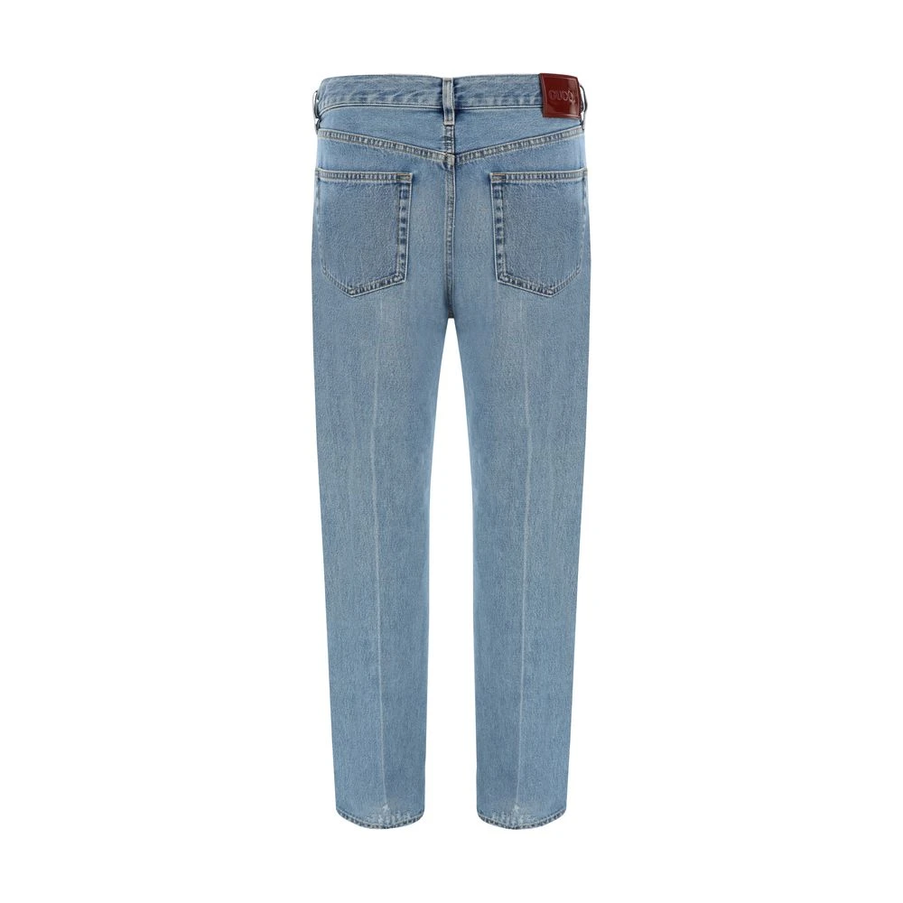 Gucci Iconische Denim Jeans Blue Dames