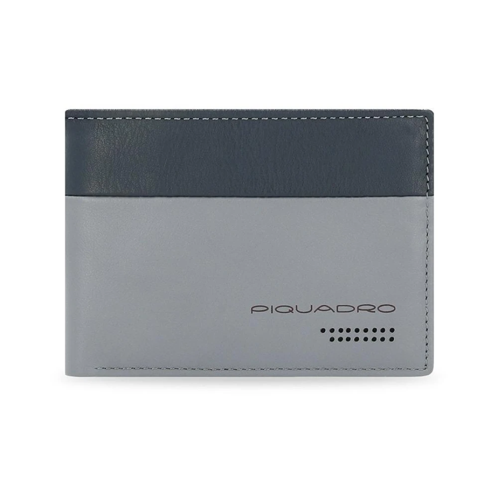 Piquadro Men's Gray Wallets & Cardholders, One Size, Multicolor Wallet And Cardholder