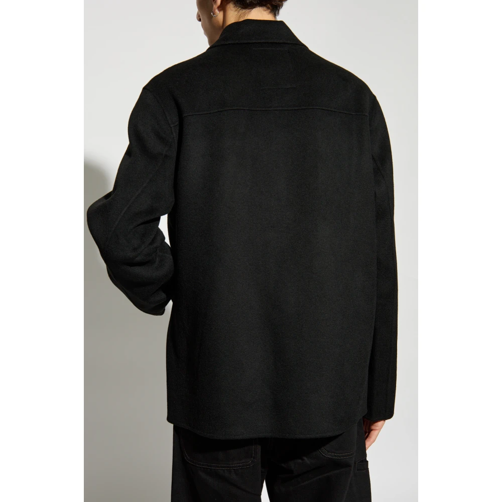 Yves Salomon Wollen jas Black Heren