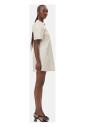 metallic-cloque-a-shaped-mini-dress