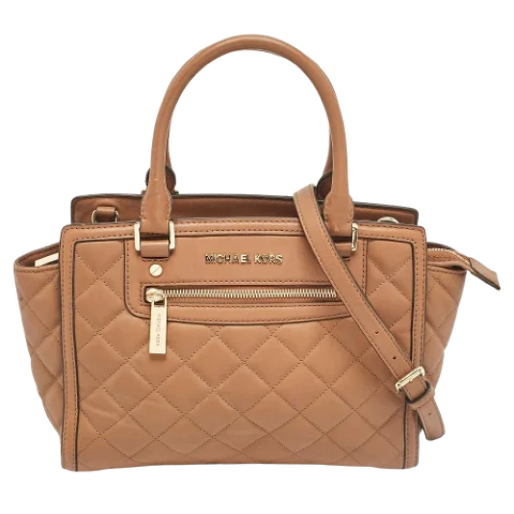 Michael Kors Pre-owned Leather totes Brown Dames