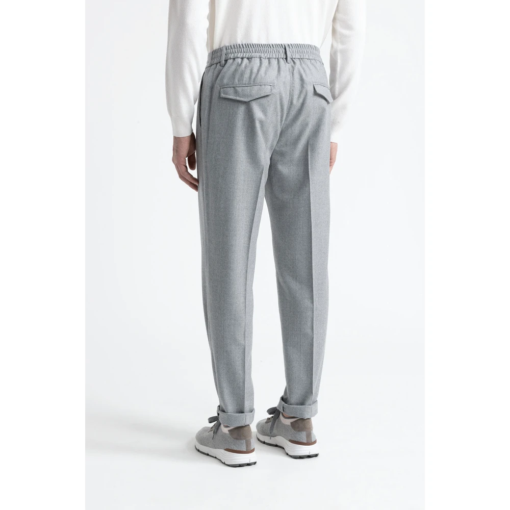 PESERICO Pure nieuwe wol joggers Gray Heren