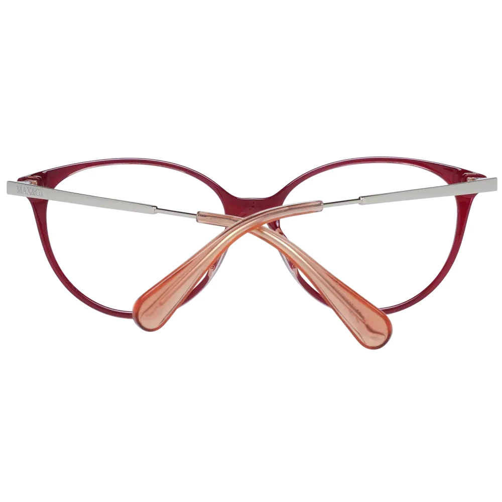 Max & Co Burgundy Cat Eye Dames Optische Frames Red Unisex