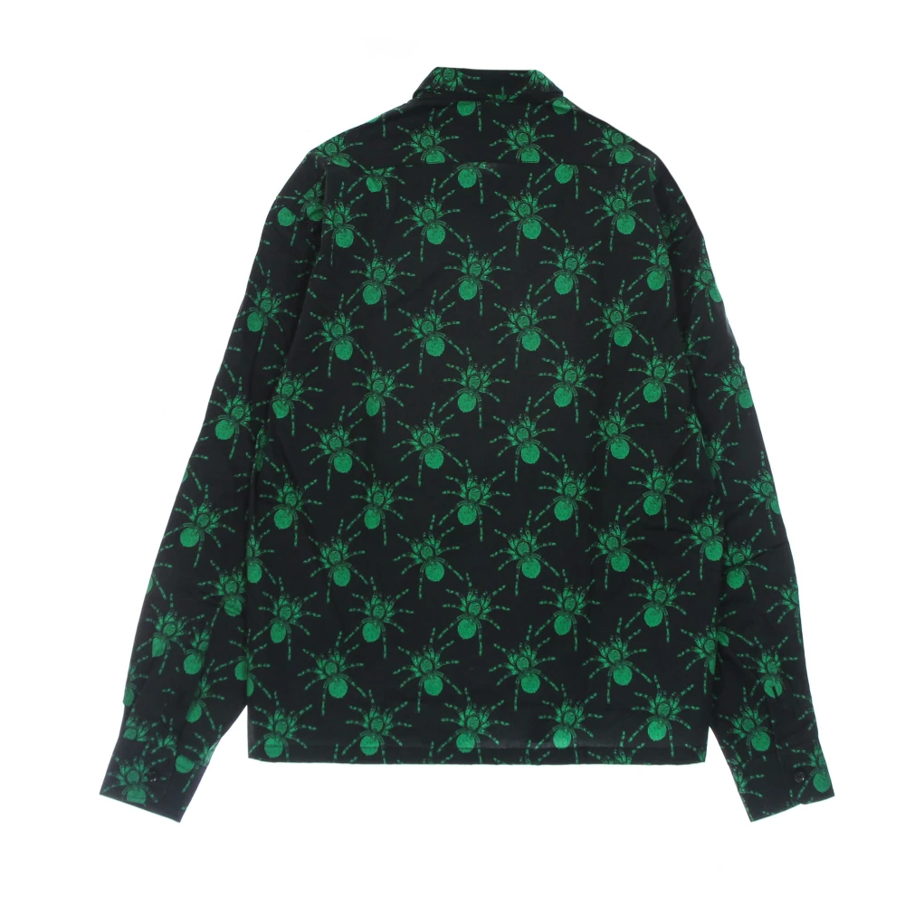 Iuter Zwarte Spider Longsleeve Shirt Mannen Multicolor Heren