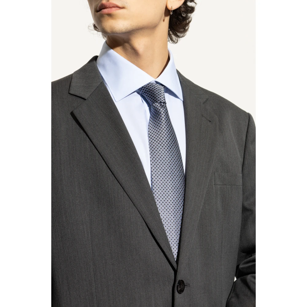 Brioni Zijden stropdas Blue Heren