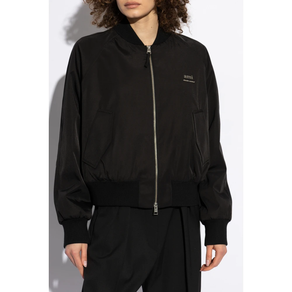 Ami Paris bomberjack Black Dames