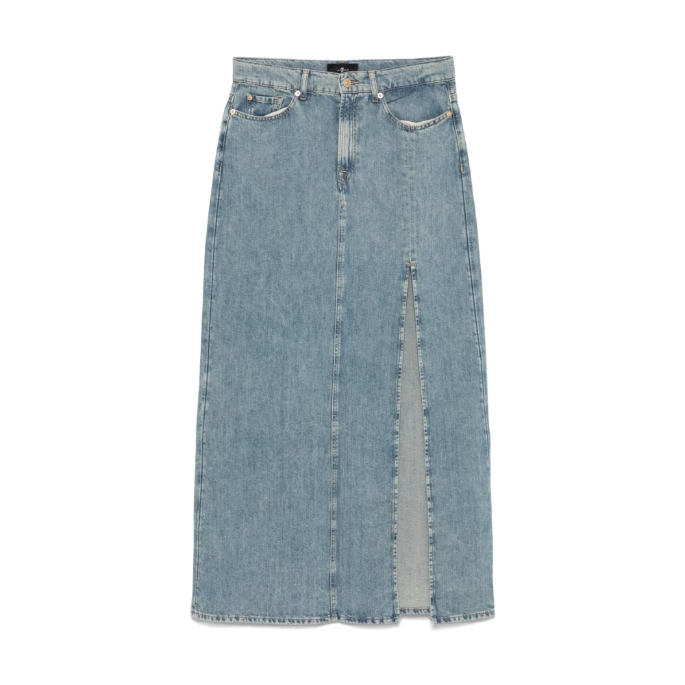 Skirts > Denim Skirts - - 7 For All Mankind - Modalova