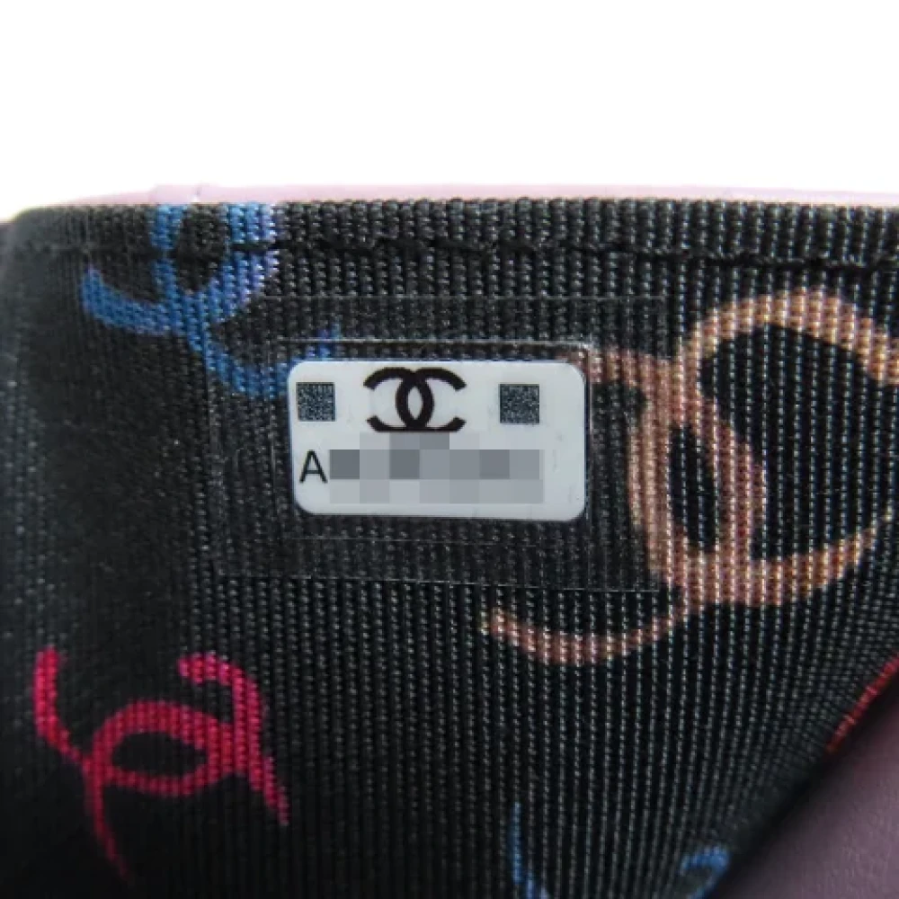 Chanel Vintage Pre-owned Leather wallets Pink Dames