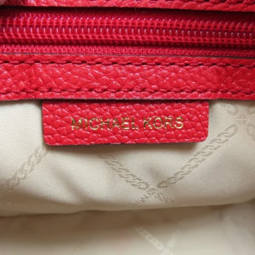 Michael Kors Pre-owned Leather shoulder-bags Red Dames