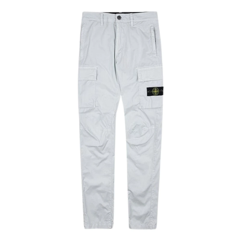 Stone Island Cargo Stil Grå Byxor Gray, Pojke