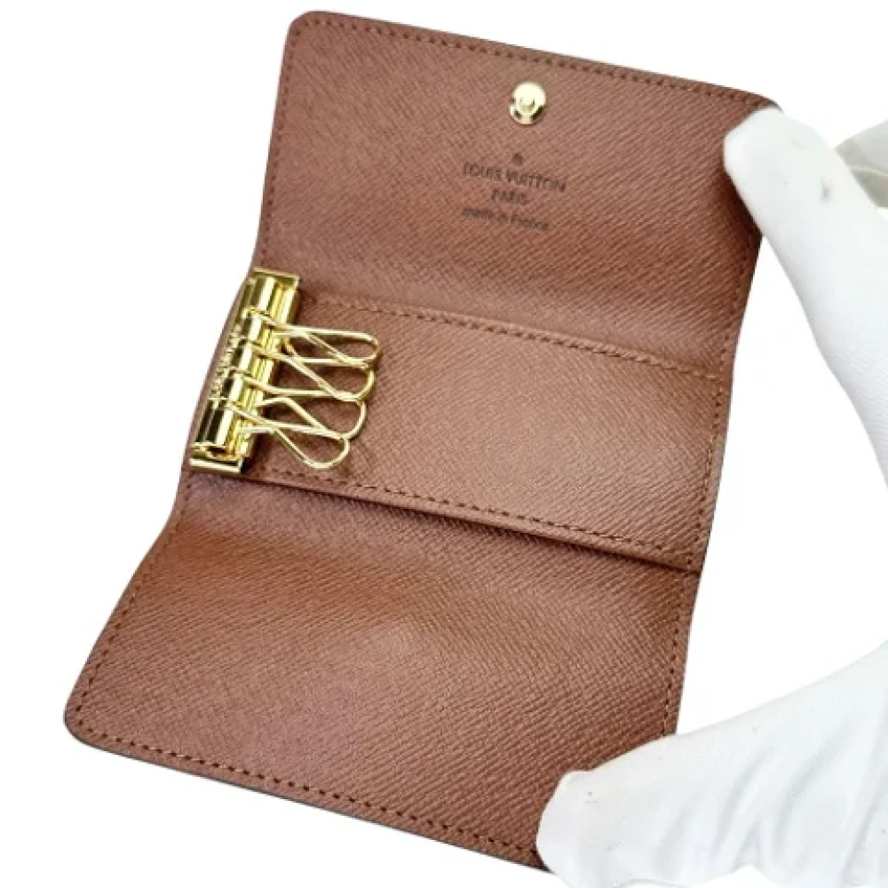 Louis Vuitton Vintage Pre-owned Canvas key-holders Brown Dames
