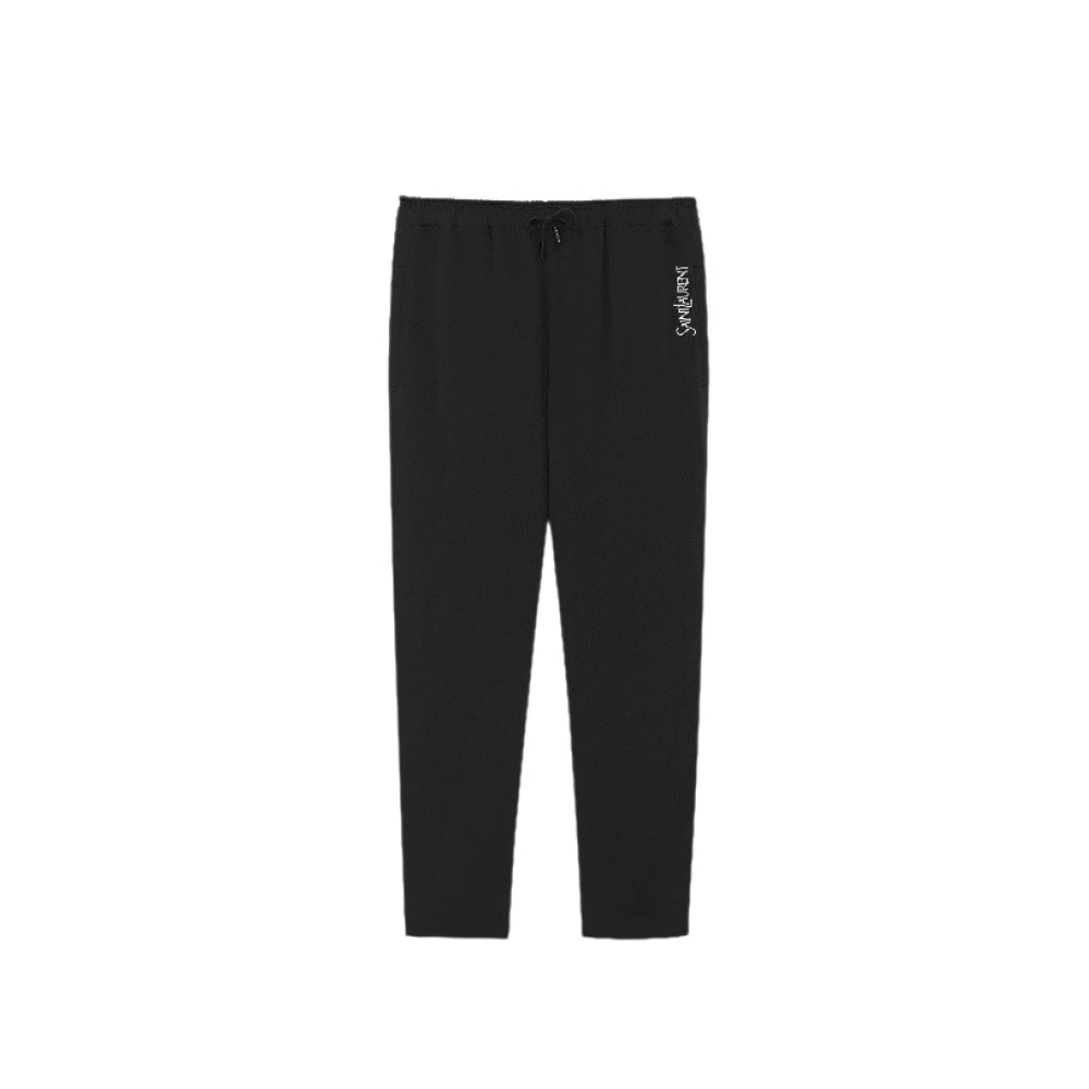 Saint Laurent Comfortabele joggingbroek voor casual gebruik Black Heren