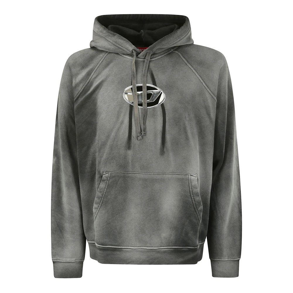 Diesel S-Roxt-Hood hoodie Gray Heren