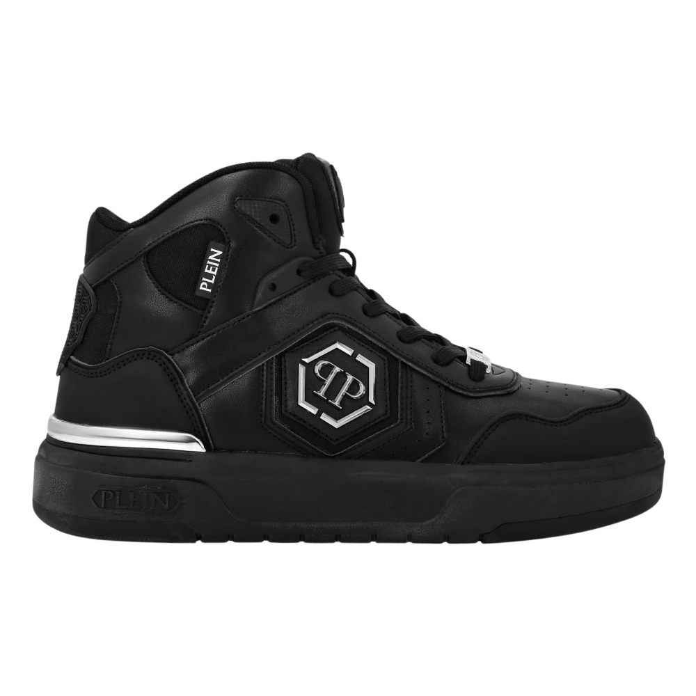 Philipp Plein Predator Hi-top Sneakers unisex Schoenen Zwart