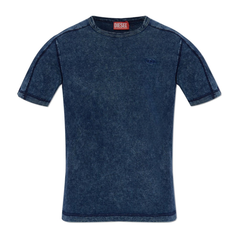 Diesel - Tops > T-Shirts - Blue - Diesel - Modalova