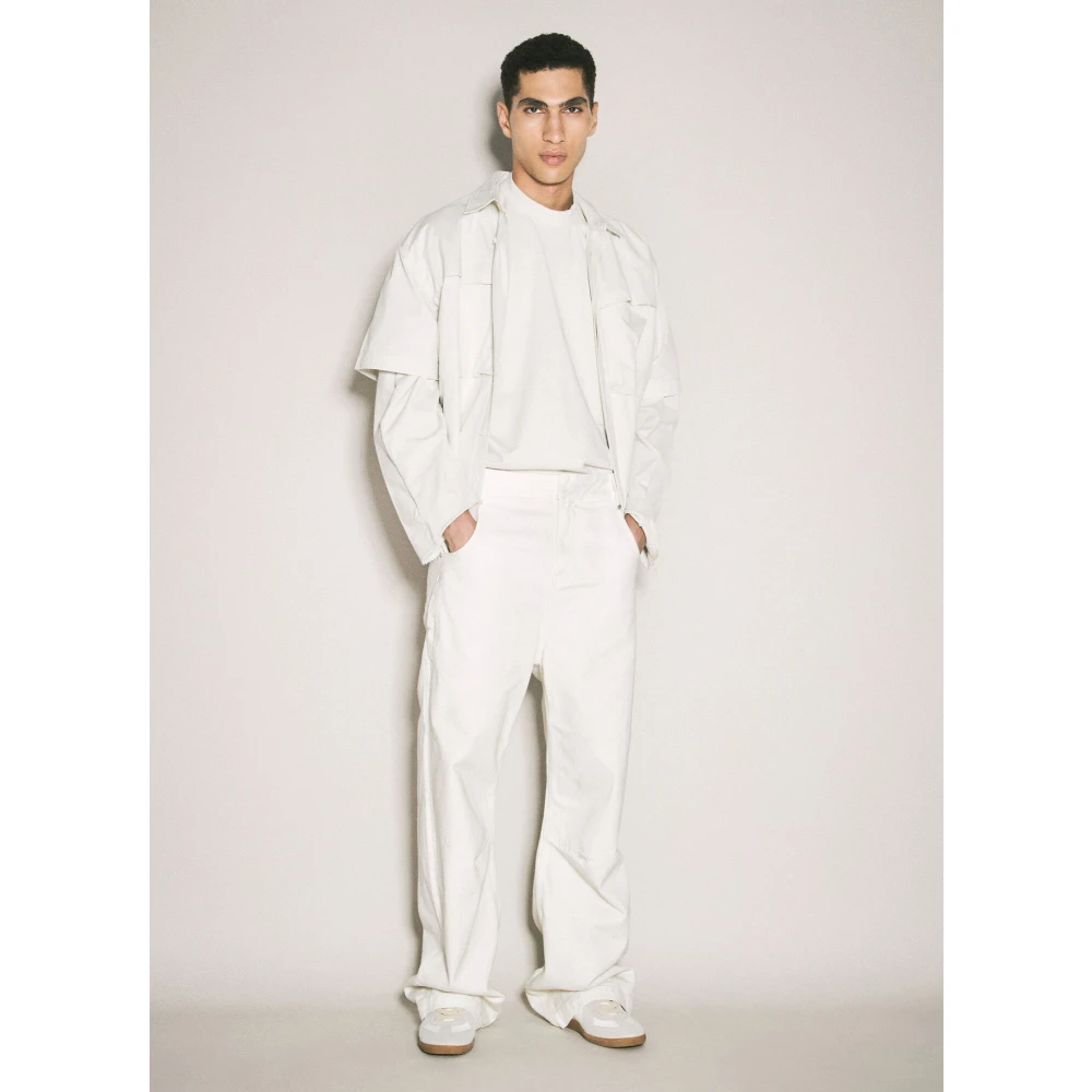 Entire Studios Katoenen Jersey Longsleeve T-shirt White Heren