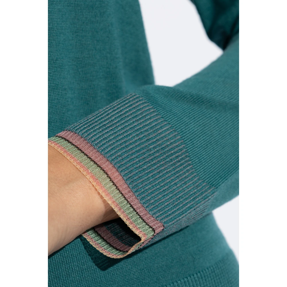 PS By Paul Smith Katoenen trui Blue Dames