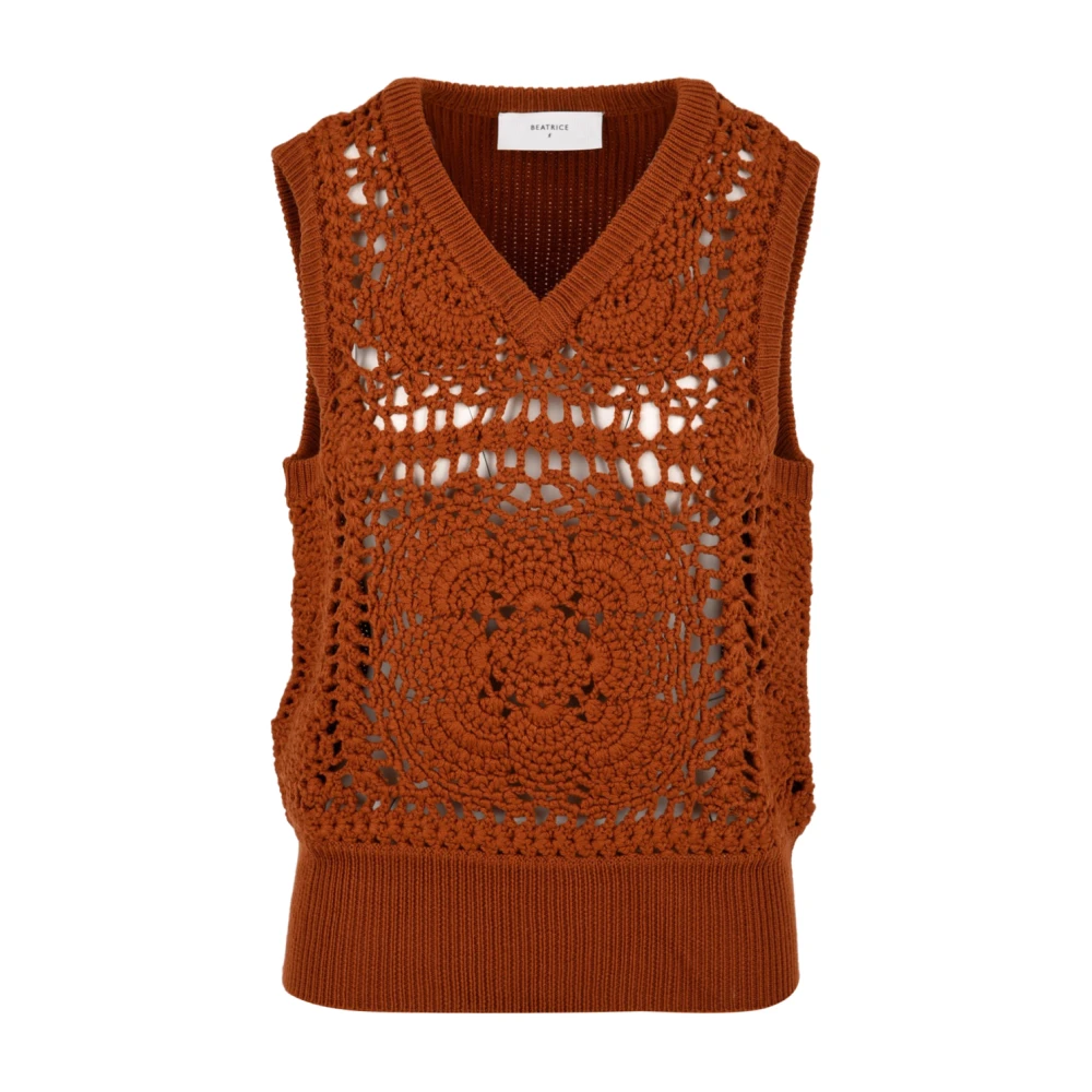 Knitwear > V-neck Knitwear - - Beatrice .b - Modalova