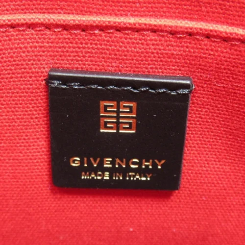Givenchy Pre-owned Canvas shoulder-bags Black Dames