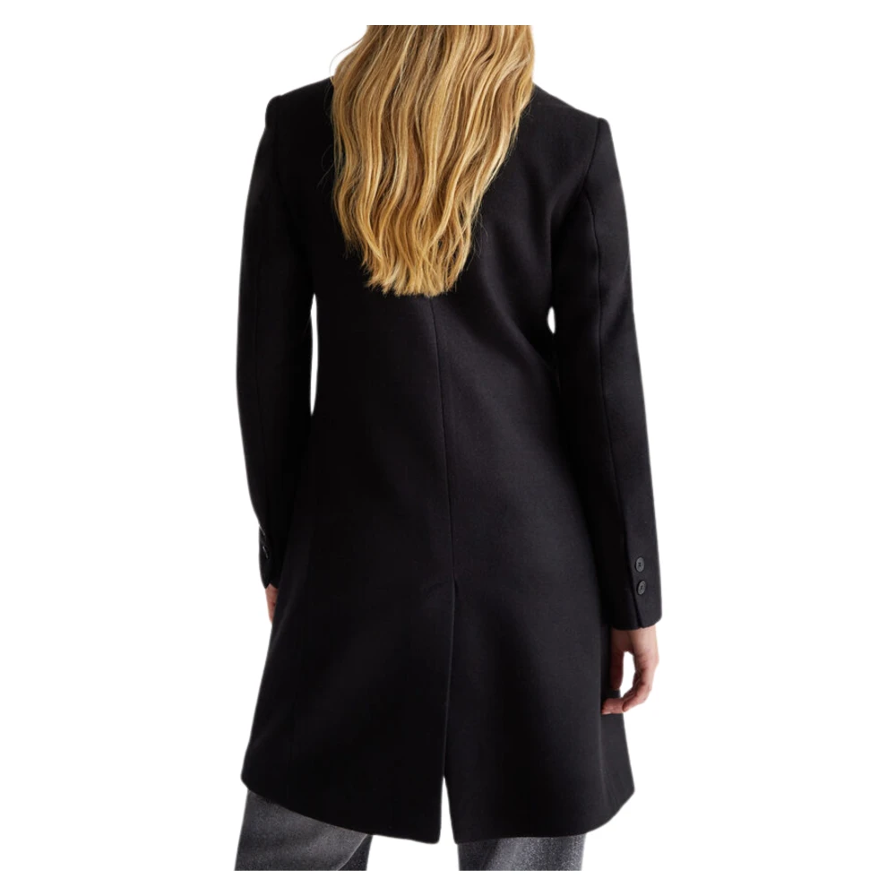 Liu Jo Zwarte wollen jas D Monopetto Black Dames