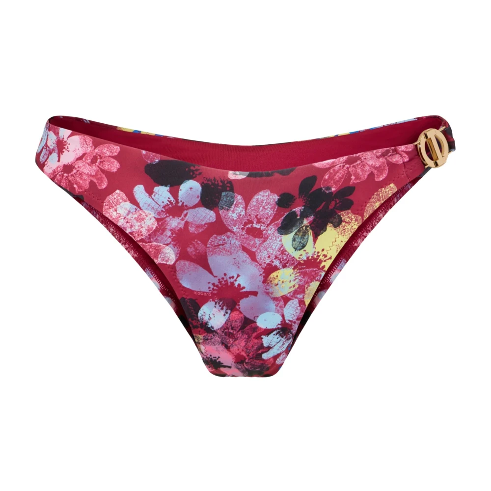 Iceberg Kvinno Multicolor Badkläder Dam, M, Floral Bikini Bottoms