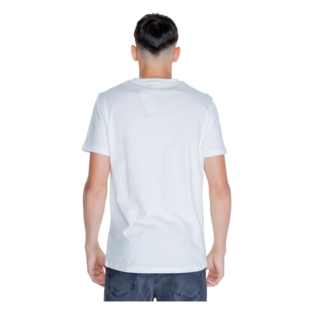 Peuterey Heren T-shirt Lente Zomer Collectie White Heren