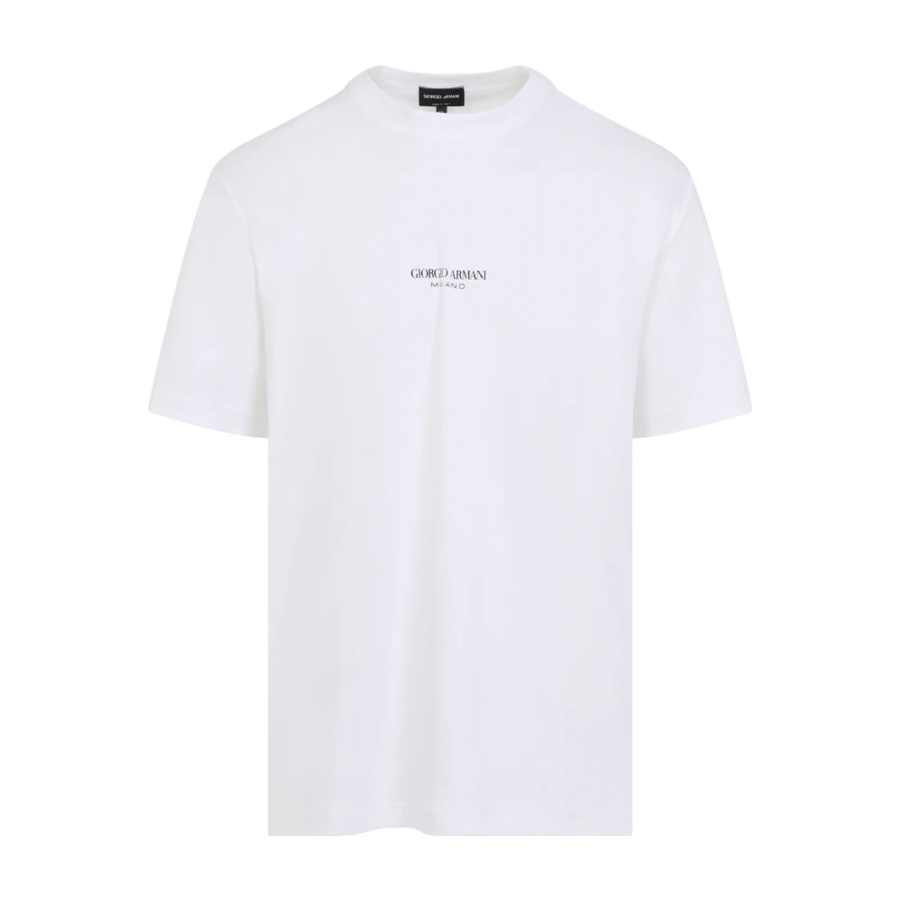 Giorgio Armani Hombre Blanco Camisetas, Talla: S