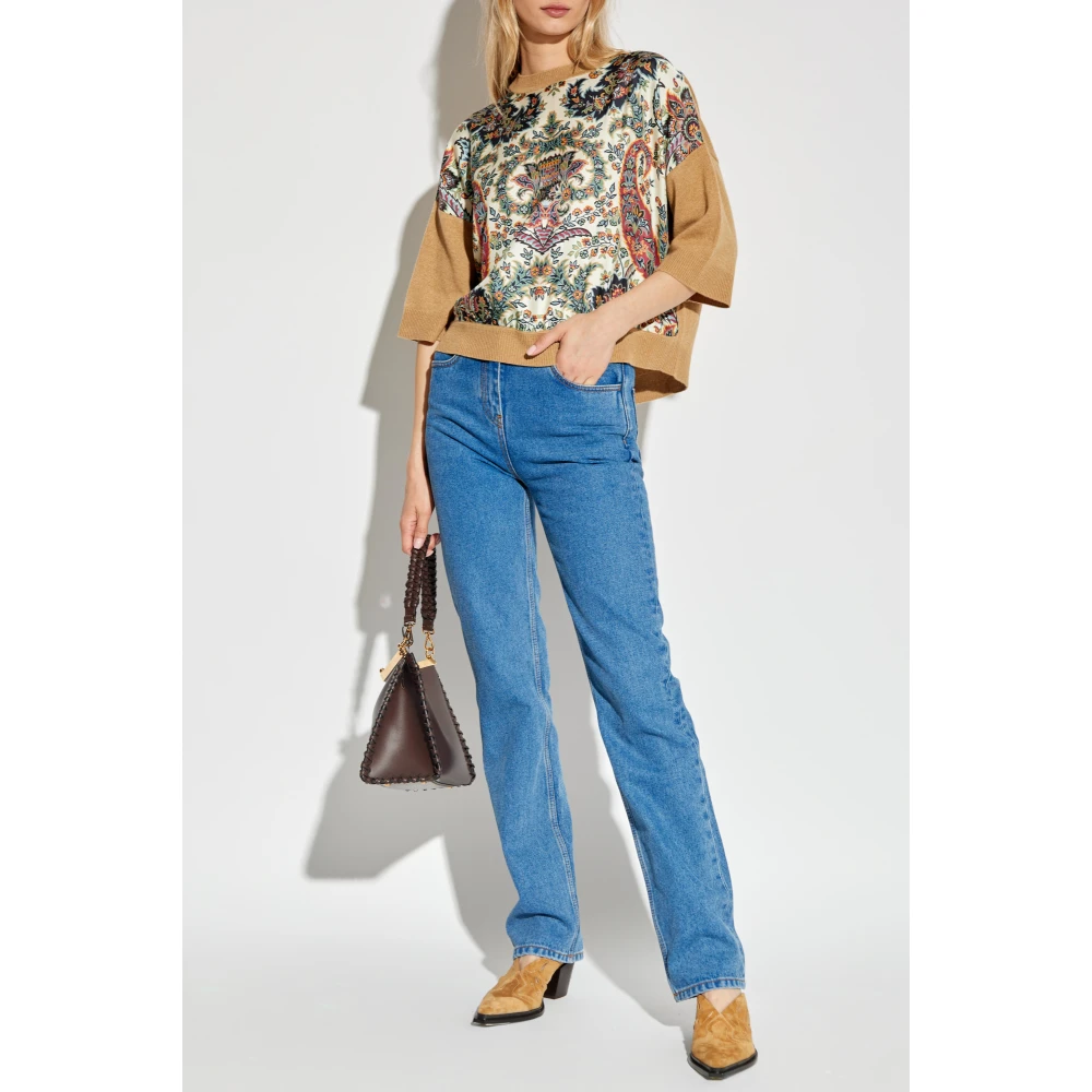 ETRO Hoge taille jeans Blue Dames