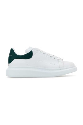 white-leather-sneakers-with-dark-green-heel