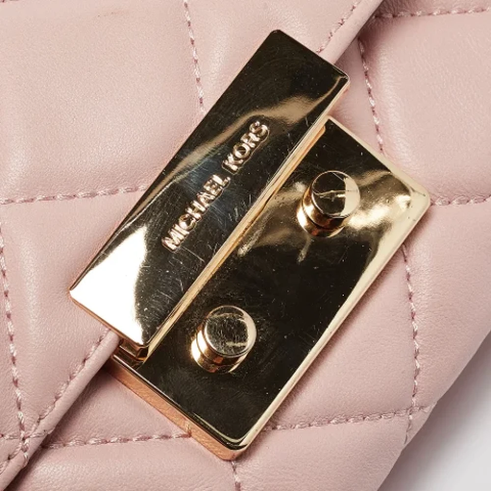 Michael Kors Pre-owned Leather crossbody-bags Pink Dames