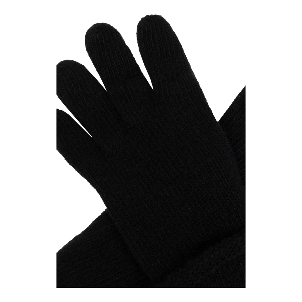Emporio Armani Wollen handschoenen Black Dames