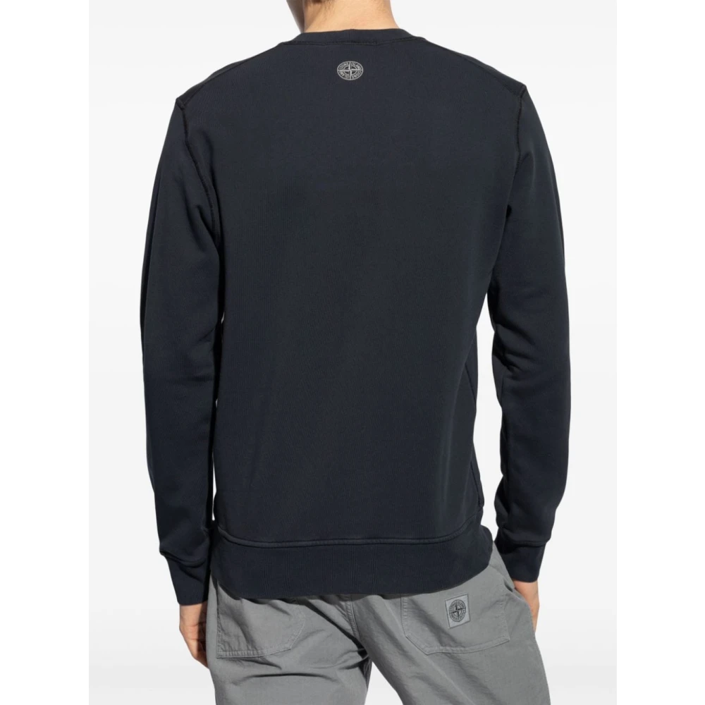 Stone Island Blauwe Sweater Collectie Blue Heren