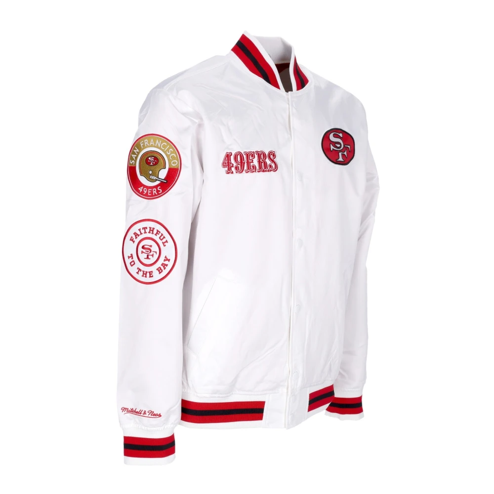 Mitchell & Ness NFL Hometown Bomber Jack Wit White Heren