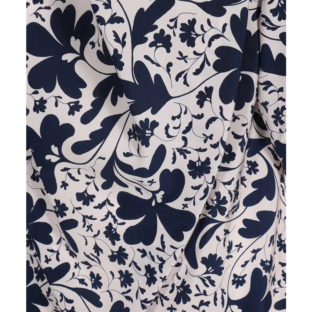 Stella Mccartney Bloemen Zijden Blouse Knoopsluiting Multicolor Dames