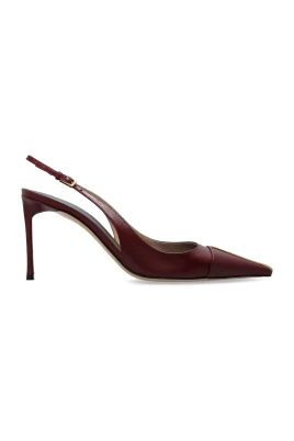 T-bar spetsiga pumps