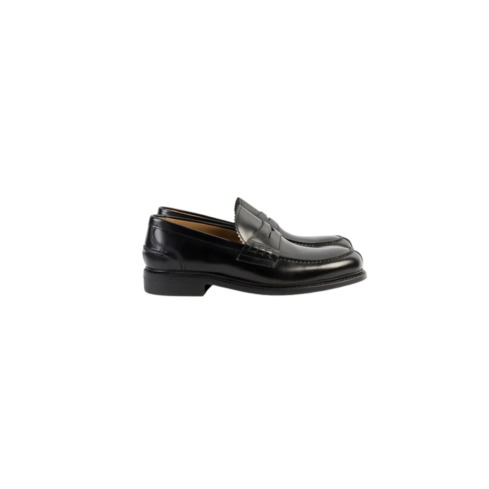 Berwick Svarta läderloafers - Art. 11053 Black, Herr