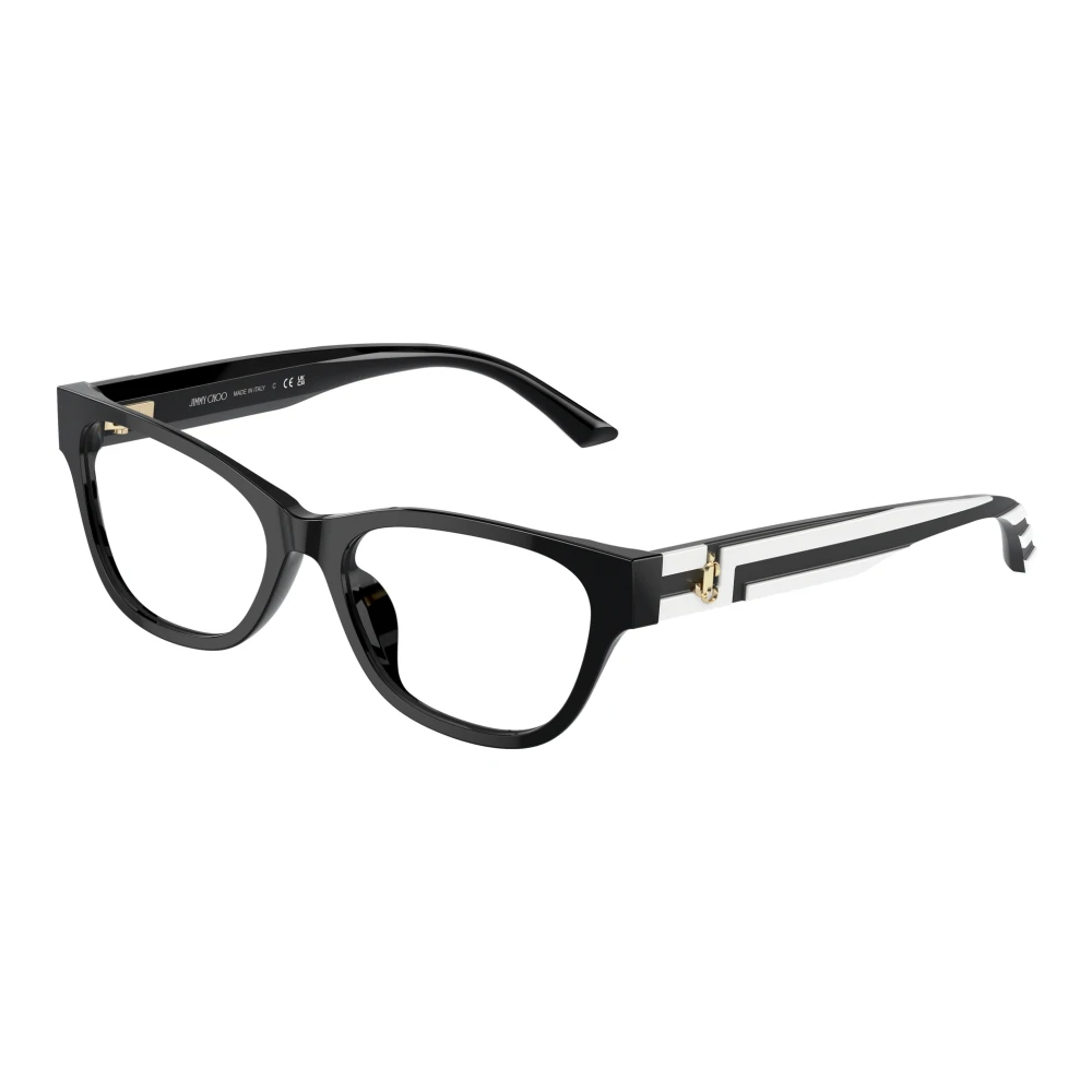 Jimmy Choo Unisex Black Glasses,, Stylish Eyeglasses Medium
