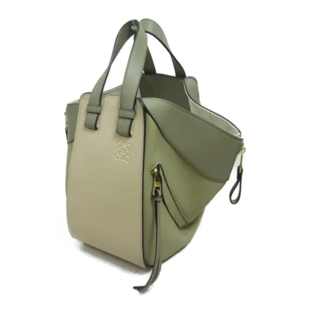 Loewe Pre-owned Leather shoulder-bags Beige Dames