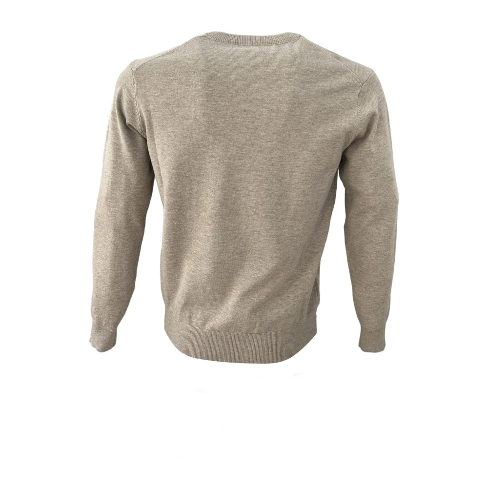 Cashmere Company Ronde Hals Trui Beige Heren