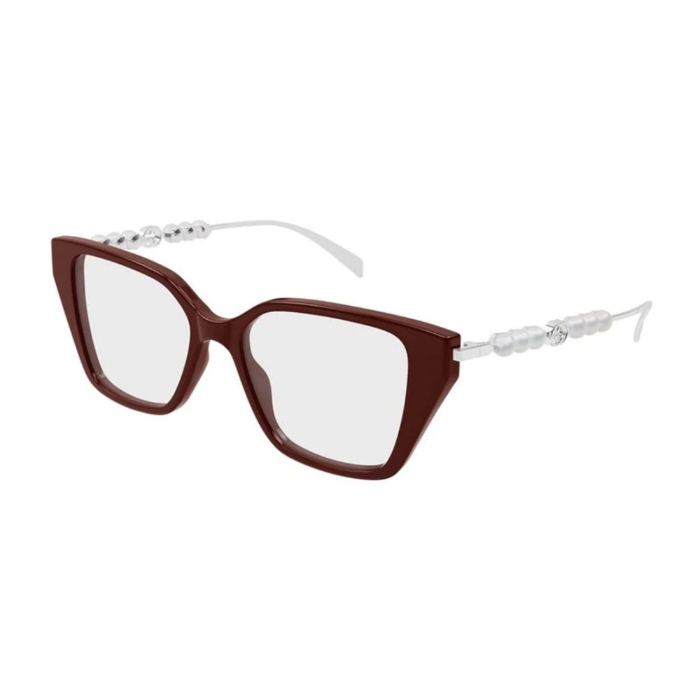 Gucci Women's Red Glasses, 51 Mm, Cat Eye Optical Frame