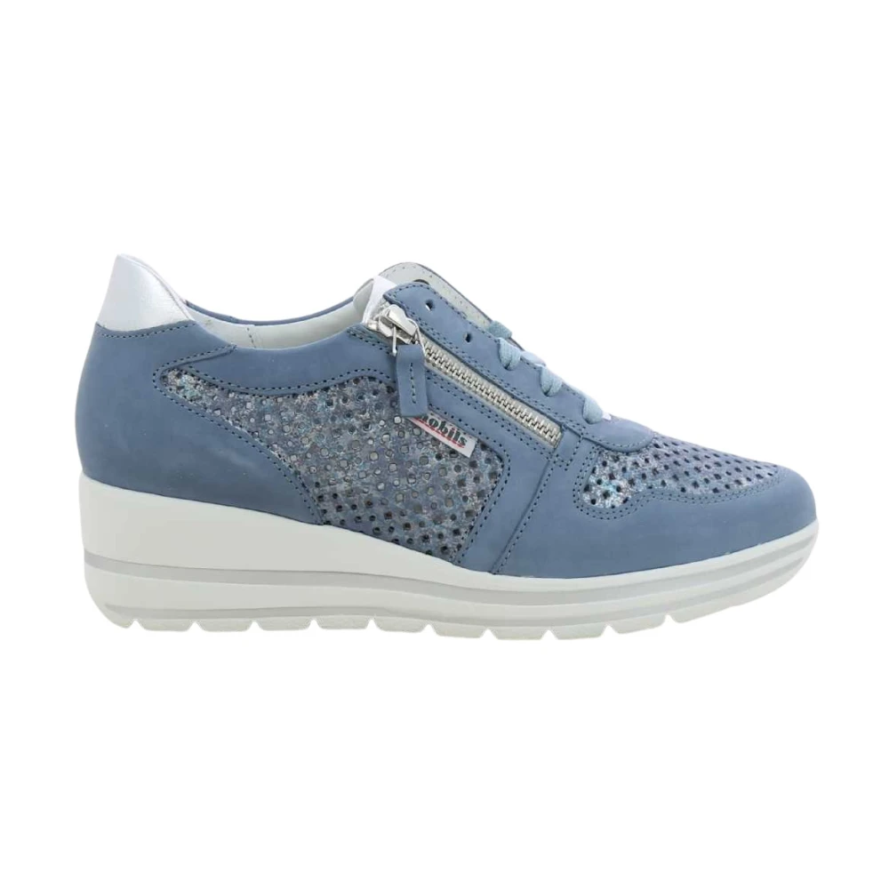 Mobils Blauwe Damesschoenen Abby Perf Dames Schoenen