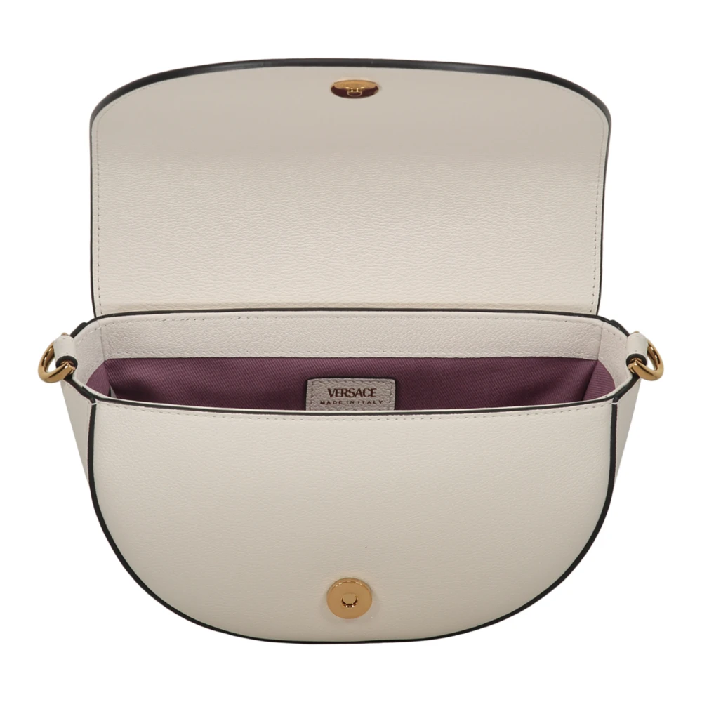 Versace Stijlvolle leren crossbodytas White Dames