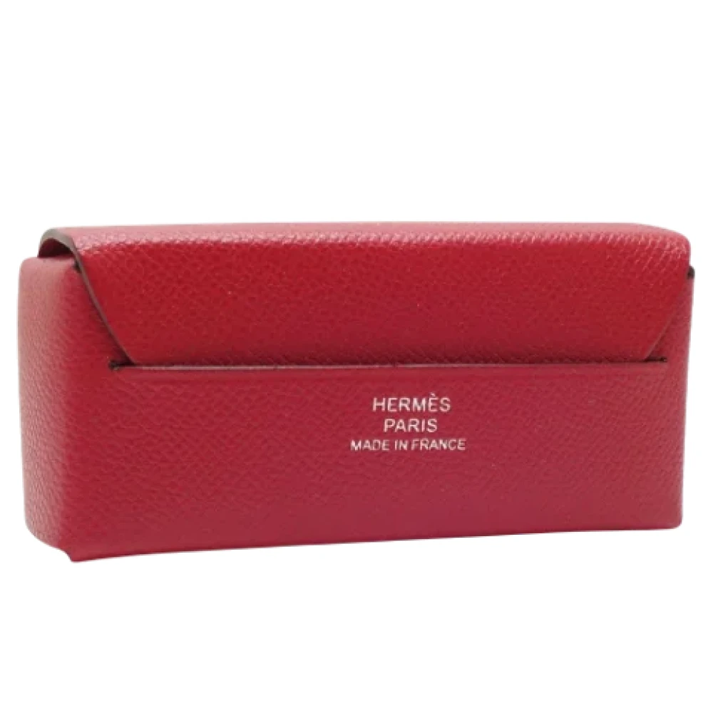 Hermès Vintage Pre-owned Leather home-office Red Dames