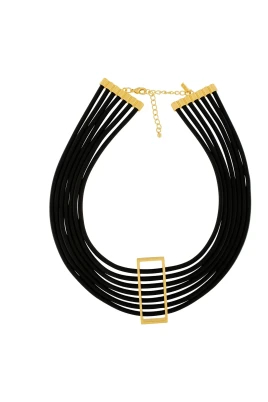 Lyxig Kort Fyrkantig Halsband
