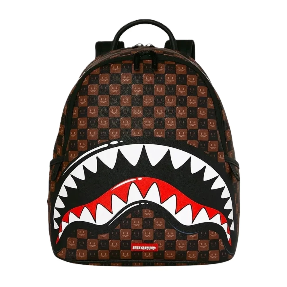 Sprayground Marrone Zaino Bubble Check - Immagine 3