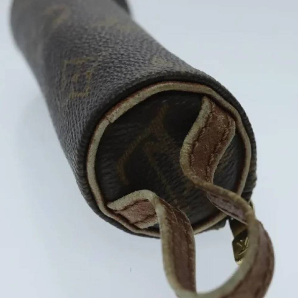 Louis Vuitton Vintage Pre-owned Canvas pouches Brown Dames