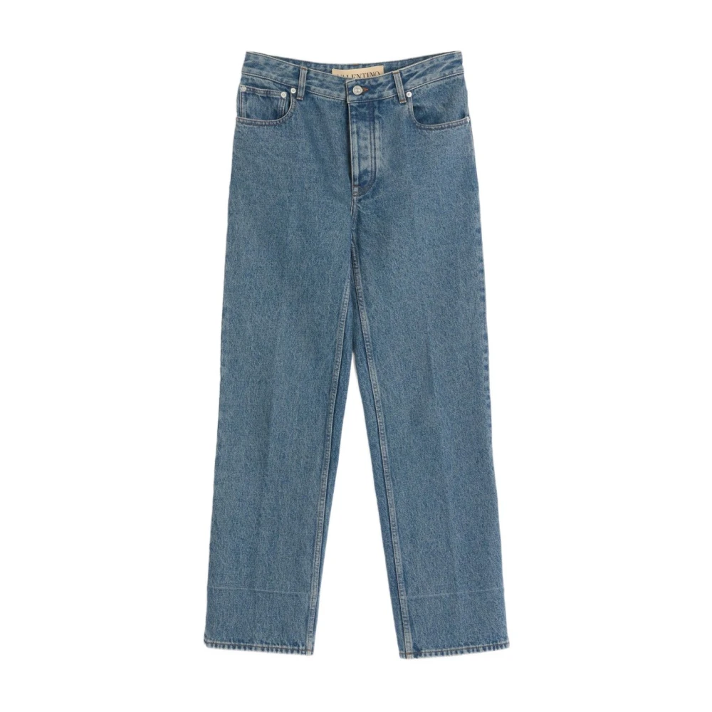 Valentino Garavani Blue Jeans For Men Aw25 - Male - Straight Fit Jeans - W34 - Jeans