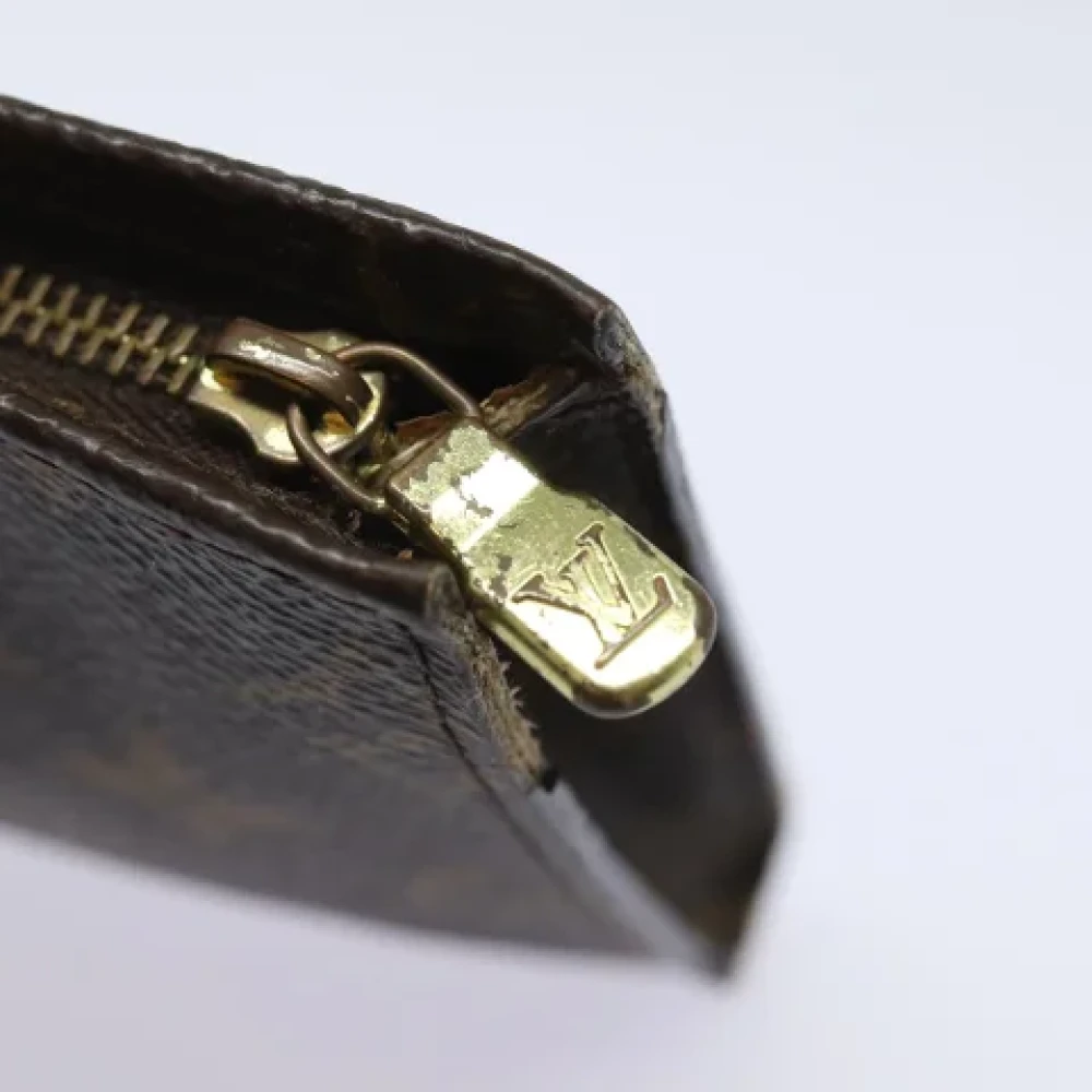 Louis Vuitton Vintage Pre-owned Canvas pouches Brown Dames