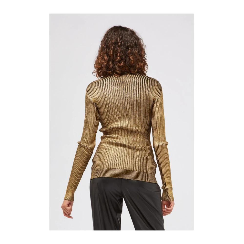 Custo Barcelona Tijdloze Longsleeve Met Patroon Yellow Dames